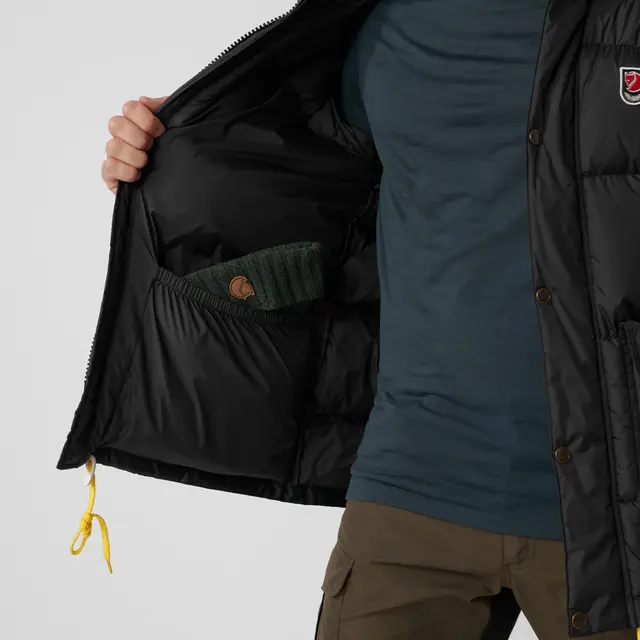 Fjällräven Expedition Down Lite Jacket M Dunjakke til herre i black L 