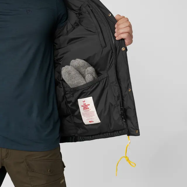 Fjällräven Expedition Down Lite Jacket M Dunjakke til herre i black L 