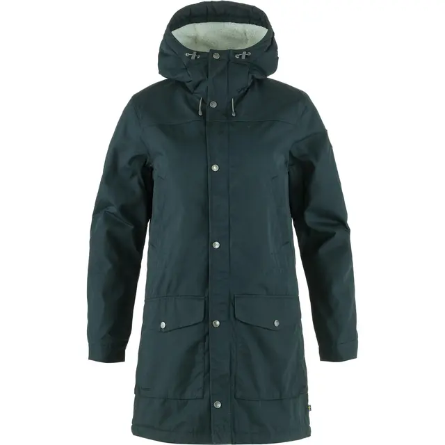 Fjällräven Greenland Winter Parka W L Vinterparkas til dame i Navy 