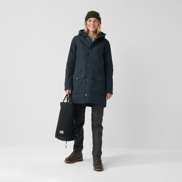 Fjällräven Greenland Winter Parka W L Vinterparkas til dame i Navy 