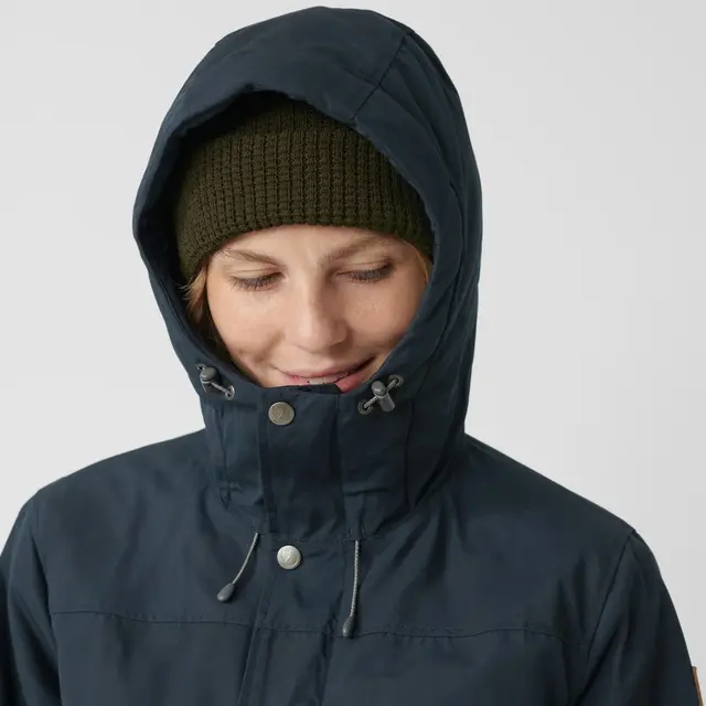 Fjällräven Greenland Winter Parka W L Vinterparkas til dame i Navy 