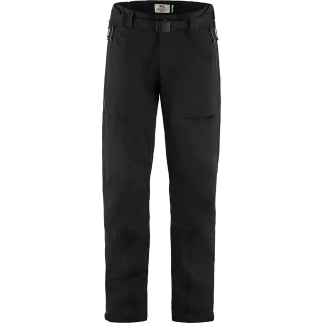 Fjällräven Keb Eco-Shell Trousers M L Trelags skallbukse til herre i Black 