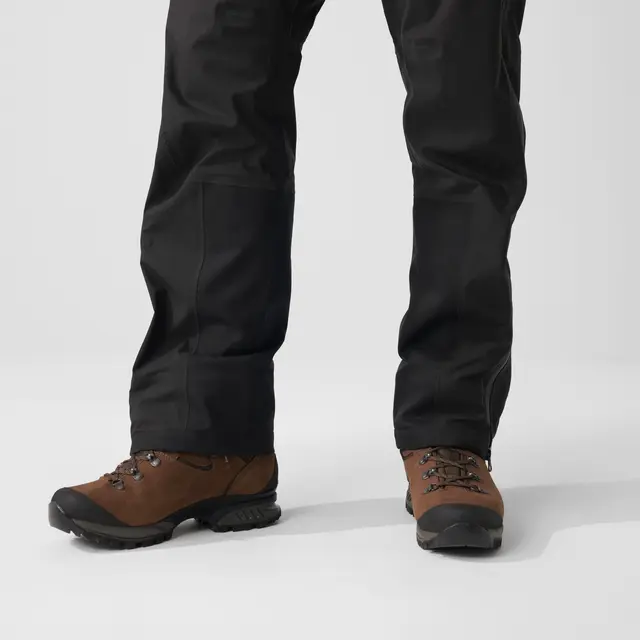 Fjällräven Keb Eco-Shell Trousers M L Trelags skallbukse til herre i Black 