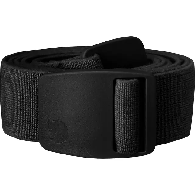 Fjällräven Keb Trekking Belt Black Behagelig elastisk belte med plastspenne 
