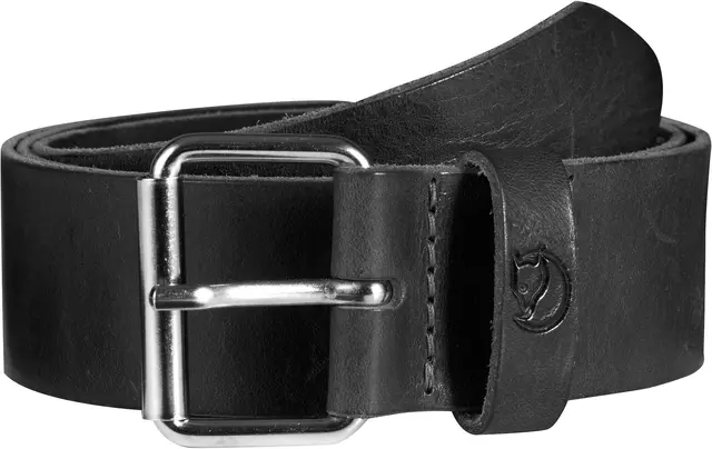 Fjällräven Singi Belt 4 cm 110cm Nydelig belte i garvet sort skinn 