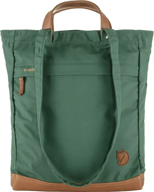 Fjällräven Totepack No. 2 Deep Forest Praktisk slitesterk veske med skinnbunn 