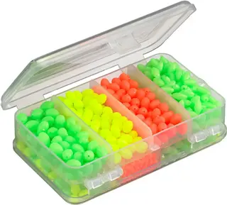 Fladen Sj&#228;lvlysande attraktorkulor 3 olika f&#228;rger, ca 1000 st