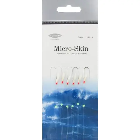 Fladen Micro-skin rig 6 krokar i str. 12 