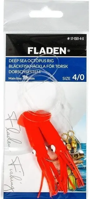 Fladen Octopus Solid Red #8/0 0,80mm 