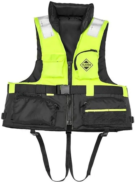 Fladen Flytväst 833 Gul/Svart M 50-70kg 