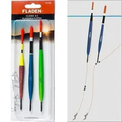Fladen Float Classic 3pk Paket med 3 extra följsamma flöten
