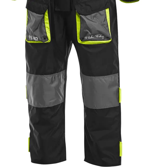 Fladen Flytoverall 845XY Sort/Gul W  S Modell anpassad för damer 