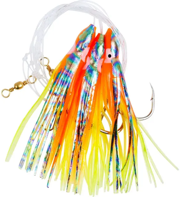 Fladen Octopus Rig Orange Abalone #8/0 3 krokar 