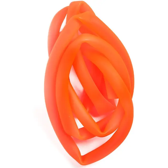 Fladen Luminous tube 1m Red 8mm 8mm Gummislang i självlysande färger 