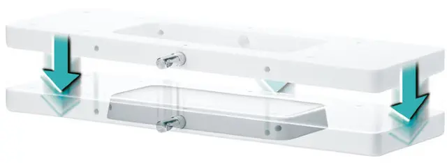 Minn Kota Hurtigbrakett RTA-17 Hvit Festebrakett til baugmotor 