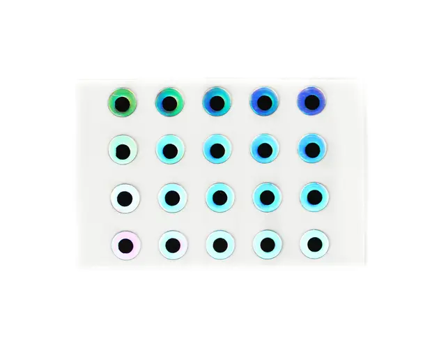 Flydressing Stick On Eyes 4,8 mm Pearl 