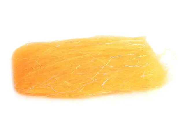Flydressing Titan dubbing Fl Orange Långfiberdubbning med blixt 