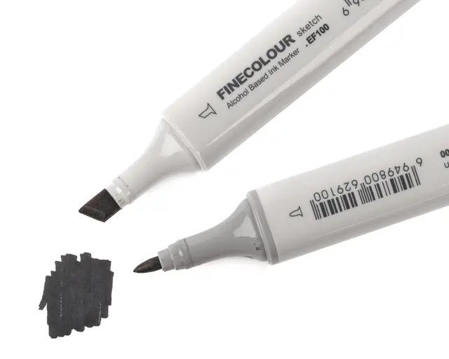 Flydressing Color Marker Black Vattenfast  penna till flugbindningen 