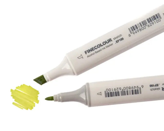 Flydressing Color Marker Lime Green Vattenfast  penna till flugbindningen 