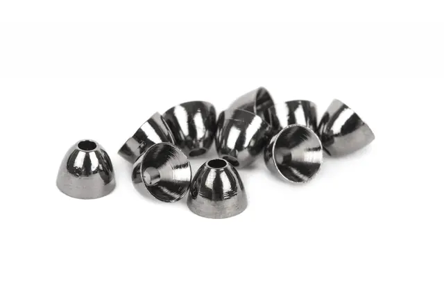 Flydressing Coneheads L Black Nickel 6,3mm 