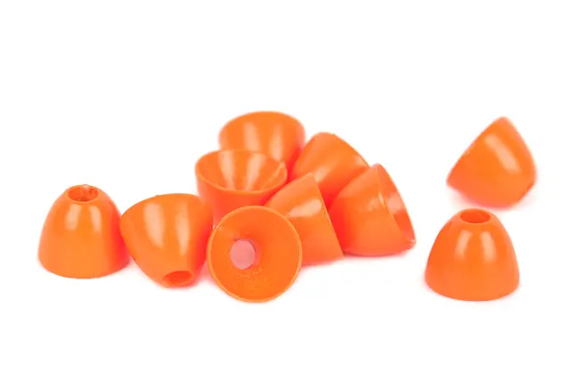 Flydressing Coneheads L Fluo Orange 6,3mm 