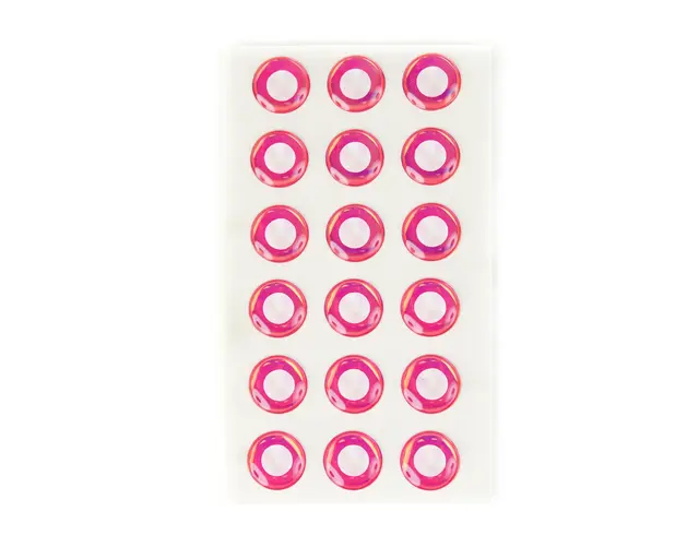 Flydressing Epoxy Eyes white/pink 11mm 