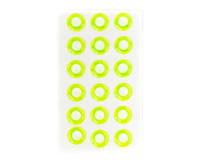 Flydressing Epoxy Eyes white/yellow 11mm 