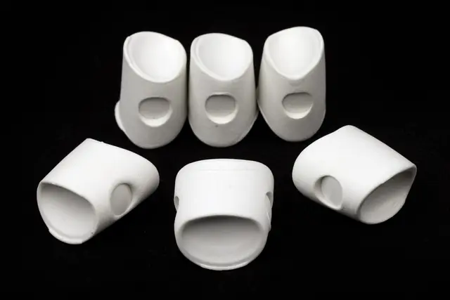 Flymen Fishing Co Howitzer Popper Heads White Large popperhuvud till fluga 