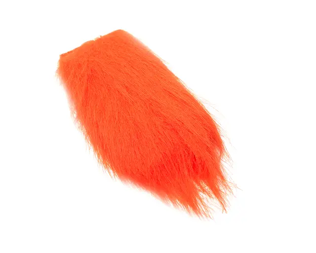 Hareline Extra Select Craft Fur #118 Fiery Hot Red 