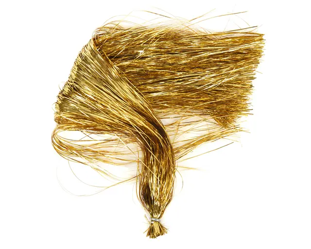 Hedron Flashabou gold Syntetiskt material till flugbinding 