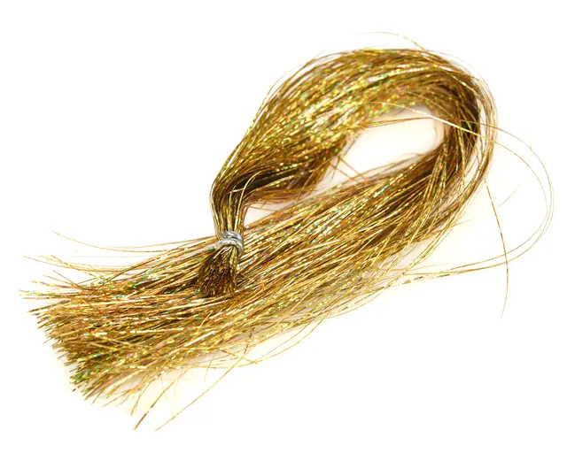 Hedron Flashabou holografisk gold Syntetisk materiale til fluebinding 