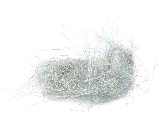 Hareline Ripple Ice Fiber #185 Hologram Silver 