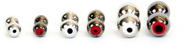 I-Balz - Black Nickel/Red Eye 4mm 