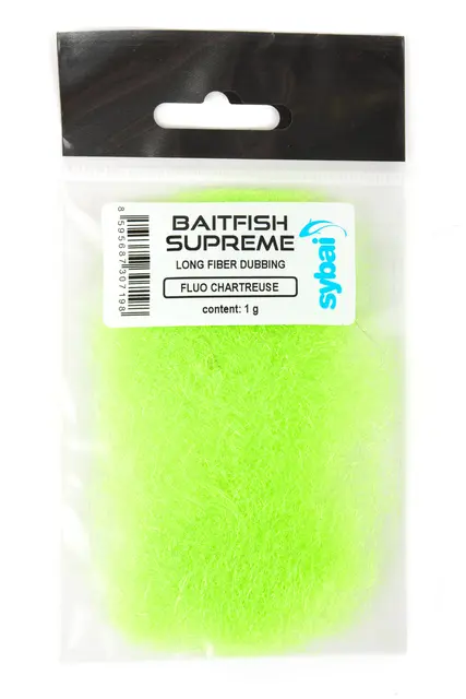 Sybai Baitfish Supereme Fluo Chartreuse Superdubbning för fiskimitationer 