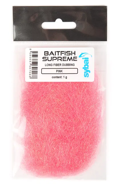 Sybai Baitfish Supereme Pink Superdubbning för fiskimitationer 
