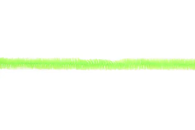 Textreme Round Chenille 2mm F Chartreuse Chenille av hög kvalitét 