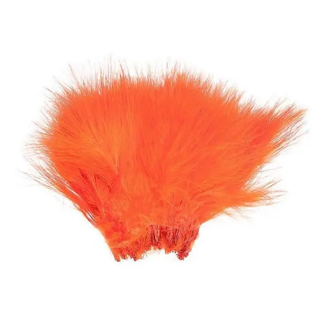 Wapsi Wolly Bugger Marabou Fluo f orange Marabou av hög kvalitet 