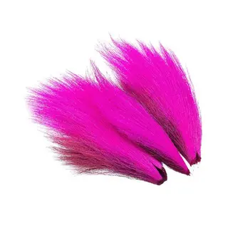 Wapsi Bucktail Piece Fluo Pink H&#246;gkvalitativ bucktail
