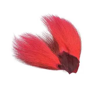Wapsi Bucktail Piece Fluo red H&#246;gkvalitativ bucktail