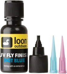 Loon UV Fly Finish Hot Blue