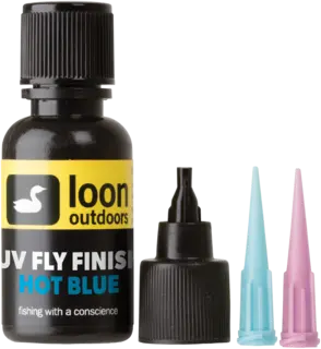 Loon UV Fly Finish Hot Blue
