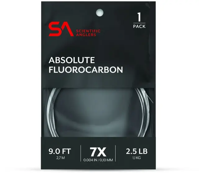 SA Absolute Fluorocarbon Leader 12'  6 l 0,18 mm 