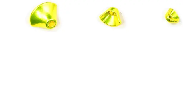 FITS 1/2 Turbo Cones Yellow Met XS Frödin Flies 