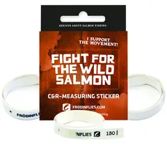 CRMS-B ‘Wild Salmon’ C&amp;R Measuring Stick Frödin Flies, Black