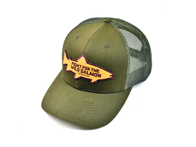 Frödin Wild Salmon Trucker Hat Green Olive 