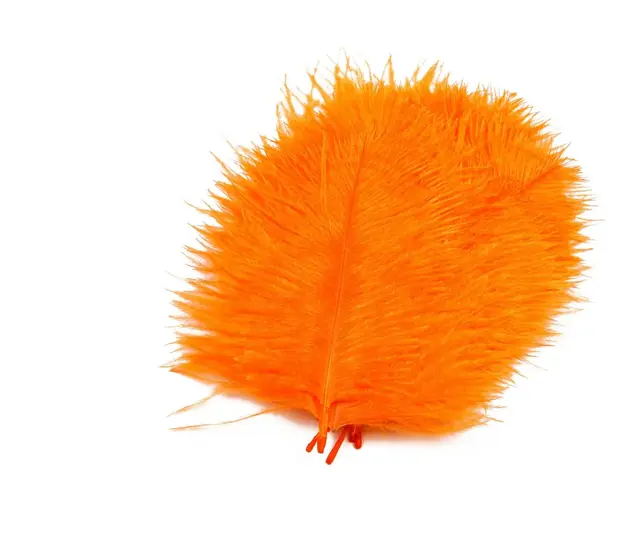 Frödin Ostrich Hackles Hot Orange Hot Orange In Flames 