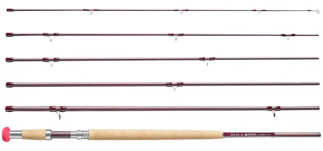 Frödin Salar S3 Double Hand 12'6'' #8/9 6-delt tohpnds fluestang 