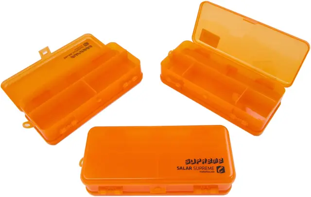 Salar Supreme Fly Box - Double Slim Frödin Flies 