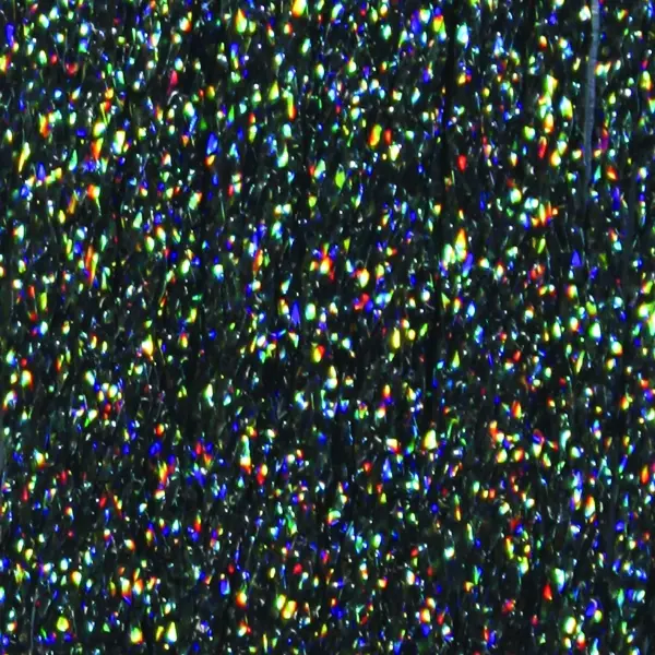 SSS Holo Braid Charcoal Black Frödin Flies 