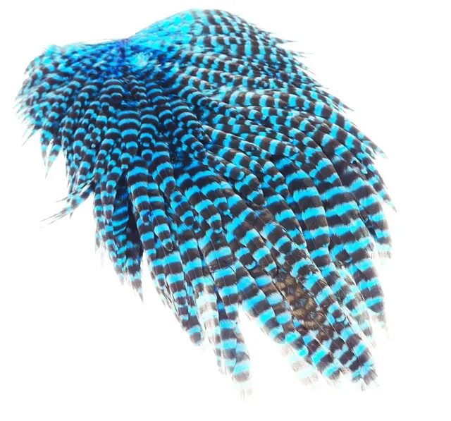 Futurefly Signature Hen Saddle King Fisher Blue Grizzly 